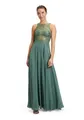 Vera Mont Damen 8816/4000 Kleid, Dark Sage, 36 EU