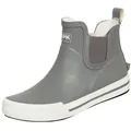 SALIHA Damen-Halbstiefel Momo grau/weiß Gummistiefel grau 38