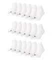 PUMA unisex Quarter Sportsocken Kurzsocken Socken 271080001 18 Paar, Farbe:Weiß, Menge:18 Paar (6x 3er Pack), Größe:35-38, Artikel:-300 white