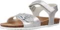 GEOX Sandalen ADRIEL, Glattleder, Weiß, Kinder