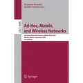 Ad-Hoc, Mobile, and Wireless Networks 6th International Conference, ADHOC-NOW 2007, Morelia, Mexico, September 24-26, 2007, Proceedings