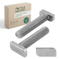 DSM – Hammerkopfschrauben M8 x 20 mm – Edelstahl A270, rostfrei – Typ 28/15 –...