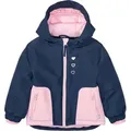 Lupilu Kinder Jacke Mädchen Schneejacke Skijacke Kapuze Wasserdicht Bionic Dunkelblau-Rosa 86-92