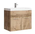 Badplaats Badmöbel Set mit Waschbecken und Unterschrank Montreal 01 60 x 35 cm K