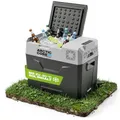 Belko Kompressor Kühlbox ArcticCore 50L elektrisch, bis -20°C mit 12V DC und 230V AC Netzteil, Größe wählbar, mit App-Steuerung, Auto Kühlschrank, für Haus, Garten, Boot, LKW, Outdoor, Angeln UVM.