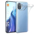 Für Xiaomi Mi 11 5G durchsichtige Schutzhülle Handyhülle Back Cover Case TPU