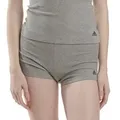 Adidas Active Flex Ribbed Boxer Shorts Grau Baumwolle Medium Damen