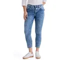 STOOKER WOMEN 5-Pocket-Jeans Florenz Season Slim Fit Jeans Slim Fit Casual Clean Wash Denim Jeans für Damen blau 40