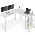 Schreibtisch, L-förmiger Computertisch, 138 x 138 x 76 cm,  DWL072W44