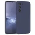 EAZY CASE Premium Silikon Handyhülle kompatibel mit Galaxy S23 Plus Slimcover mit Kameraschutz und Innenfutter, Silikonhülle, Schutzhülle, Bumper, Handy Case, Hülle, Softcase, Nacht Blau