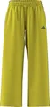 adidas Women's Essentials 3-Stripes Woven Parachute Pants, Bold Green/Bright Yellow, XL