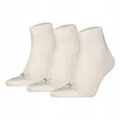 Quarter Plain Socken 3 Paar Unisex Weiß Größe 43-46 Sport Socken