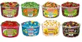 8 Dosen Haribo Schlumpfwald Mix,Schlümpfe, Riesen Erdbeeren, Balla Balla Magic, Frösche, Bärli, Happy Cherries, Spiegeleier, Vampire