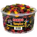(6,90€/1kg) Haribo Vampire, Fruchtgummi, Lakritz, 150 Stück