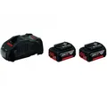 BOSCH Professional Starter-Set GAL 1880 CV + 2x 18 V 5