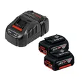 Bosch Akku-Starter-Set GBA 18 V 2x 5,0 Ah + Ladegerät GAL 1880 CV 1600A00B8J