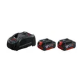 Bosch  Akku Starter-Set: 2 x GBA 18 Volt, 5.0 Ah und GAL 1880 CV, 1600A00B8J
