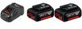 BOSCH Starter-Kit 2x GBA-AKKU 18V 5,0Ah + GAL 1880 CV