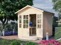 Gartenhaus Gerätehaus Schuppen naturbelassen Satteldach Holz Holzhaus Garten
