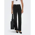 ONLY High-waist-Jeans ONLJUICY-WAUW HW WIDE DNM GUA006 NOOS hohe Taille, weite Beinform, washed black schwarz S
