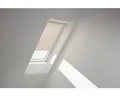 VELUX Sichtschutzrollo hell-taupe uni manuell Rahmen weiß RFL SK10 4169SWL