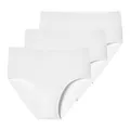 Schiesser - Invisible Soft - Maxi Slip - 3er Pack (42 Weiß)
