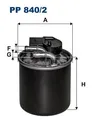 PP 840/2 FILTRON Kraftstofffilter für MERCEDES-BENZ