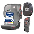 HEYNER® KIDS Kindersitz i-Size faltbar | mit und ohne Isofix nutzbar | Autokindersitz für 3,5-12 Jahre (100-150 cm)