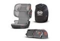 HEYNER Autokindersitz faltbarer Kindersitz mit Isofix + Tasche und 14-Fach verstellbarer, ab: ab 4 Jahren, (1-tlg)