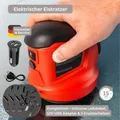 KFZ Akku Eiskratzer | Elektrischer Enteiser mit 12V Adapter & 3 Ersatzscheiben