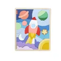 0194735241750 Fisher-Price Wooden Space Blocks Puzzle Fisher Price