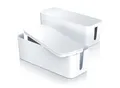 BEARWARE Kabelbox mit Gummifüßen - Kabelmanagement / dezente Optik / Ladebox