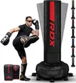 RDX Sports Boxsack RDX Freistehender Boxsack mit Handschuhen, 6ft Kickboxen, MMA Fitness