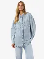 Noisy may Jeansbluse NMALVA L/S DENIM SHACKET AZ352LB NOOS