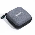 Koffer / Box Ugreen für Kopfhörer und Zubehör 8cm x 8cm, Grau Cable Organiser