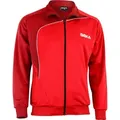 Optima Herren Trainingsjacke Sportjacke Joggingjacke, Größe:M, Farbe:Weinrot/Rot - Rot - M