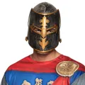 44043  Kreuzritter Helm für Erwachsene aus Kunststoff, Kopfbedeckung für Ritt...