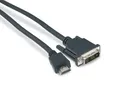 HDMI-Kabel, 19-poliger HDMI-Stecker auf DVI-D-Stecker, 2m