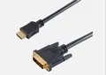HDMI auf DVI Kabel 2m HDMI Stecker auf DVI-D 24+1 Monitor Adapterkabel