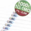 Quadrios 22P083 Metallschicht-Widerstand Sortiment axial bedrahtet 0.5 W 1 % 1 Set (22P083)