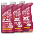 3x 1 L LITER MANNOL EXTRA GETRIEBEÖL 75W-90 API GL-5 LS SCHALTGETRIEBE-ÖL