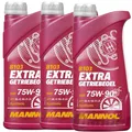 3 LITER GETRIEBEÖL MANNOL SAE 75W-90 API GL 4/GL 5 LS SCHALTGETRIEBEÖL