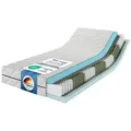 MSS e.K. MedicSpring 2-in-1 7 Zonen Taschenfederkernmatratze ergonomisch atmungsaktiv 160 x 200 x 20 cm H4 / H5 |  Germany - Weiß