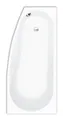Repabad Kampen Raumsparbadewanne 160 x 75 cm links - Weiß - 0005400-0001
