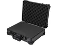 Transportkoffer mit Rasterschaumstoff Universalkoffer HMF 39 x 29 x 12 cm Schwar