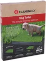 Flamingo Tier Toilette Gras + Tablett PELOU 63x51x6,3CM