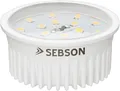 SEBSON® LED Modul 5W ultra flach ø50x26mm für Einbaustrahler, warmweiß 3000K, 400lm, 230V, nicht dimmbar, ersetzt GU10 MR16 Leuchtmittel