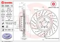 BREMBO 09.C394.13 Brake Disc for BMW,BMW (BRILLIANCE)