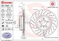 2x BREMBO 09.C394.13 Bremsscheibe für BMW