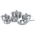 Peperoni Kochtopfset 11 tlg., Edelstahl - Silber
